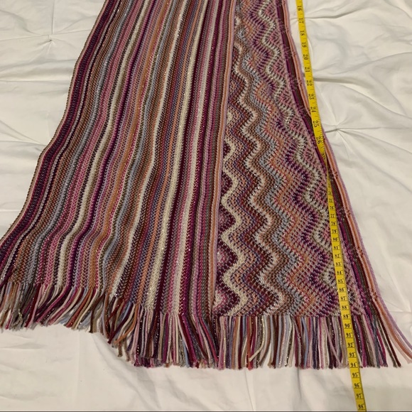 Missoni Foulard zigzag reversible print scarf - Picture 5 of 6